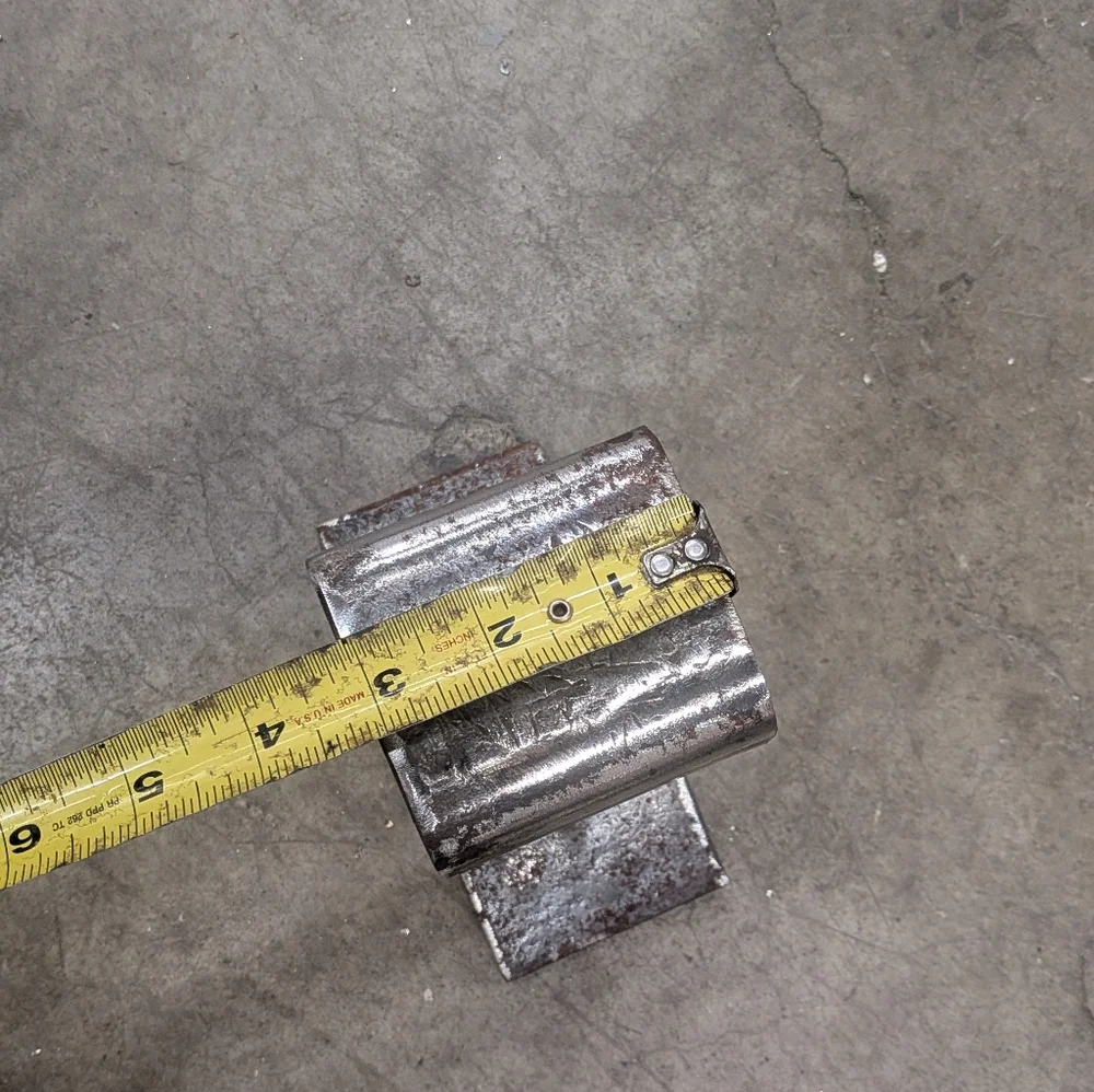 Industrial Metal Rail Piece Door Stop